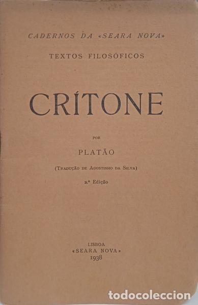 Libros: PLAT&Atilde;O. - CR&Iacute;TONE. - Foto 1