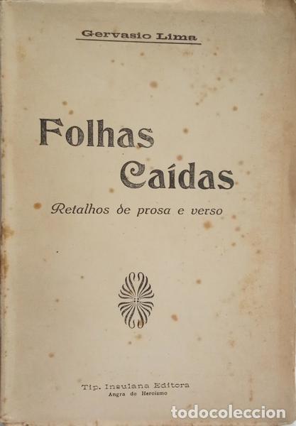 Libros: LIMA. (Gervasio) - FOLHAS CA&Iacute;DAS. [DED. AUTOR] - Foto 1