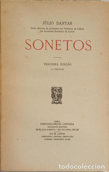 Libros: CARVALHO. (Maria de) - SONETOS. [2.&ordf; EDI&Ccedil;&Atilde;O, DED. AUTOR] - Foto 2