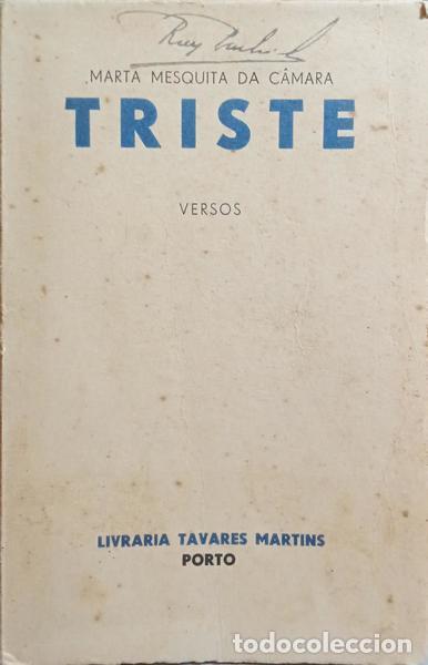 Libros: MESQUITA DA C&Acirc;MARA. (Marta) - TRISTE. - Foto 1