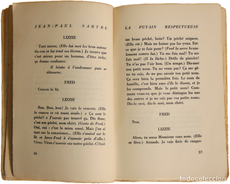 Libros: SARTRE. (Jean-Paul) - LA PUTAIN RESPECTUEUSE. - Foto 3