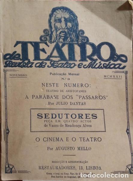 Libros: TEATRO (DE), N.&ordm; 3, NOVEMBRO 1922. - Foto 1