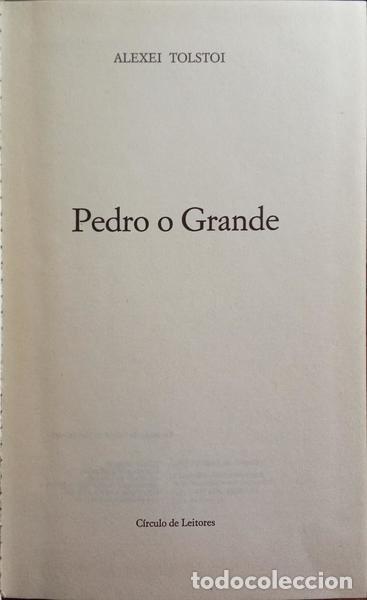 Libros: TOLSTOI. (Alexei) - PEDRO O GRANDE. - Foto 2