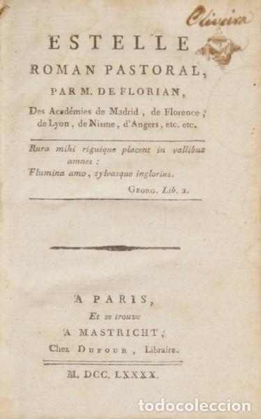 Libros: CLARIS DE FLORIAN. (Jean-Pierre) - ESTELLE. - Foto 1