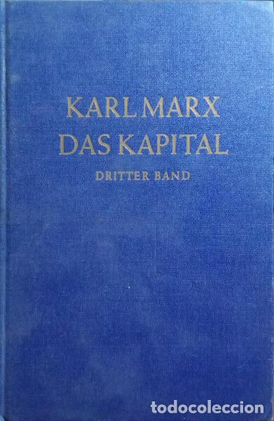 Libros: MARX. (Karl) - DAS KAPITAL, DRITTER BAND. - Foto 1