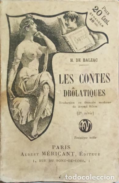 Libros: BALZAC. (Honor&eacute; de) - LES CONTES DROLATIQUES. - Foto 1