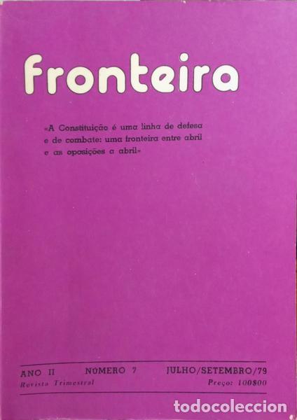 Libros: FRONTEIRA, N.&ordm; 7, JULHO/SETEMBRO 1979. - Foto 1