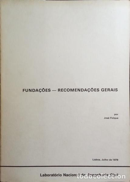Libros: FOLQUE. (Jos&eacute;) - FUNDA&Ccedil;&Otilde;ES, RECOMENDA&Ccedil;&Otilde;ES GERAIS. - Foto 1