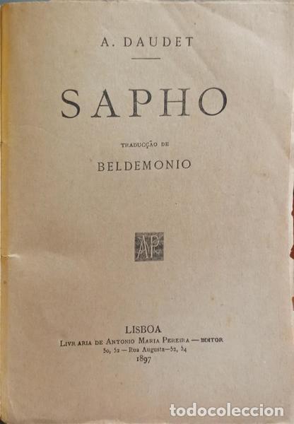 Libros: DAUDET. (Alphonse) - SAPHO. - Foto 2