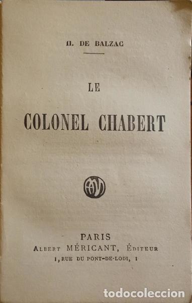 Libros: BALZAC. (Honor&eacute; de) - LE COLONEL CHABERT. - Foto 2
