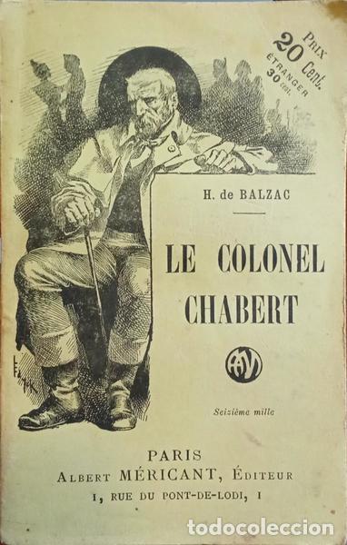 Libros: BALZAC. (Honor&eacute; de) - LE COLONEL CHABERT. - Foto 1