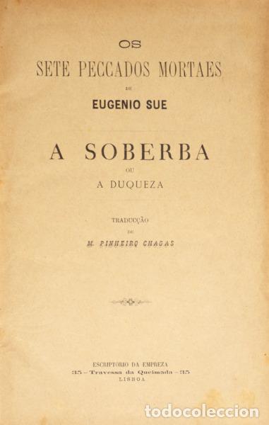 Libros: SUE. (Eug&eacute;ne) - OS SETE PECCADOS MORTAES. - Foto 1