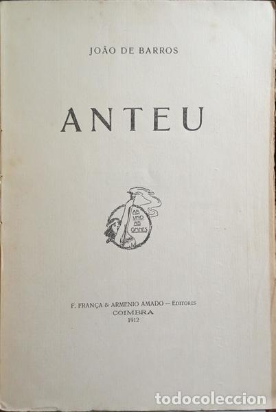 Libros: Barros. (Jo&atilde;o de) - ANTEU. - Foto 2