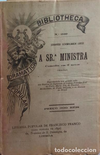 Libros: SCHWALBACH LUCCI. (Eduardo) - A SR.&ordf; MINISTRA. - Foto 1
