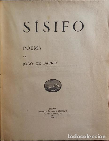 Libros: BARROS. (Jo&atilde;o de) - S&Iacute;SIFO. - Foto 2
