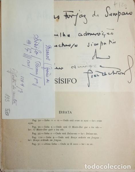Libros: BARROS. (Jo&atilde;o de) - S&Iacute;SIFO. - Foto 3