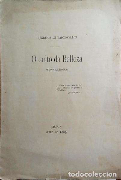 Libros: VASCONCELOS. (Henrique de) - O CULTO DA BELLEZA. - Foto 1