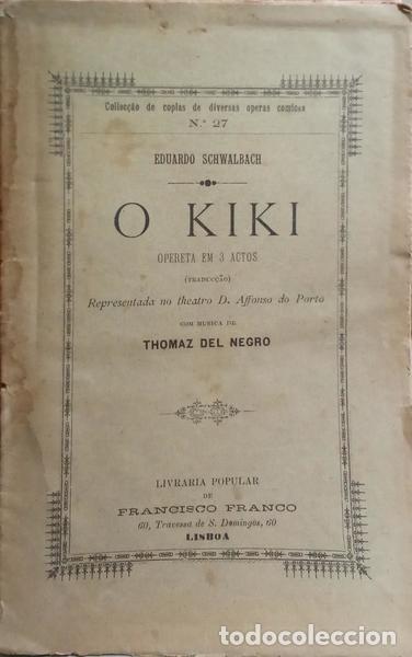 Libros: SCHWALBACH LUCCI. (Eduardo) - O KIKI. - Foto 1