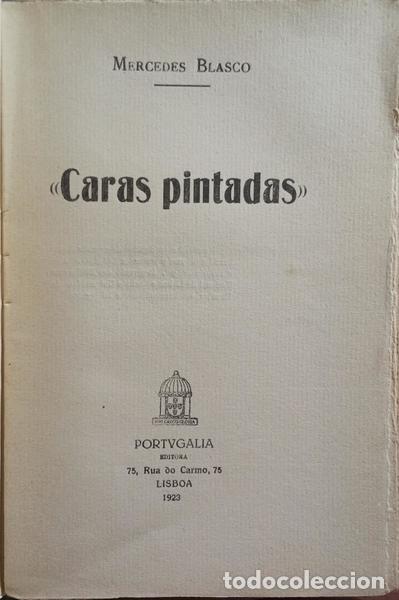 Libros: BLASCO. (Mercedes) - CARAS PINTADAS. - Foto 2