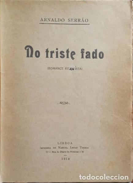 Libros: SERR&Atilde;O. (Arnaldo) - NO TRISTE FADO. - Foto 2