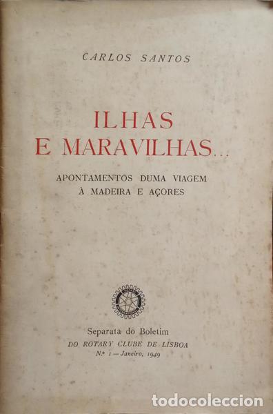 Libros: SANTOS. (Carlos) - ILHAS E MARAVILHAS... - Foto 1