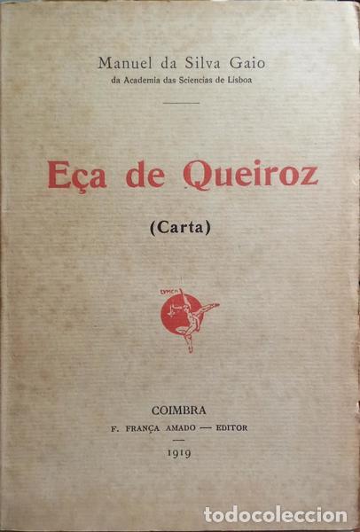 Libros: SILVA GAIO. (Manuel da) - E&Ccedil;A DE QUEIROZ, CARTA. - Foto 1