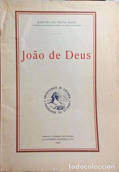 Libros: SILVA GAIO. (Manuel da) - JO&Atilde;O DE DEUS. - Foto 1