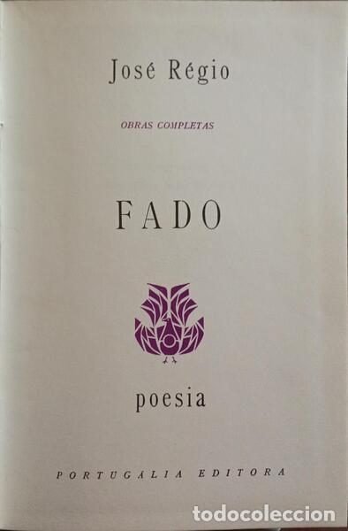 Libros: R&Eacute;GIO. (Jos&eacute;) - FADO. - Foto 2