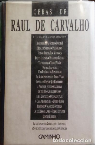 Libros: CARVALHO. (Raul de) - OBRAS. - Foto 1