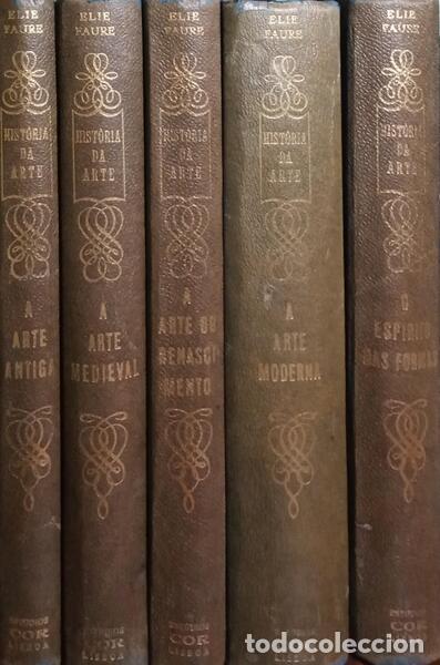 Libros: FAURE. (&Eacute;lie) - HIST&Oacute;RIA DA ARTE. [5 VOLS.] - Foto 4