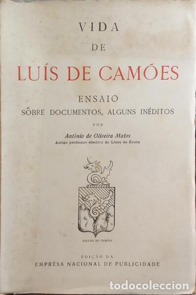 Libros: OLIVEIRA MATOS. (Ant&oacute;nio de) - VIDA DE LU&Iacute;S DE CAM&Otilde;ES. - Foto 1