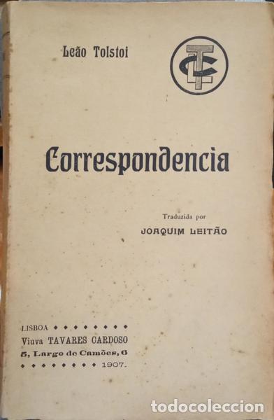 Libros: TOLST&Oacute;I. (Lev Nikol&aacute;ievitch) - CORRESPONDENCIA. - Foto 1