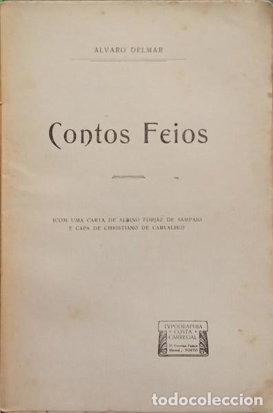 Libros: DELMAR. (&Aacute;lvaro) - CONTOS FEIOS. [DED. AUTOR] - Foto 2