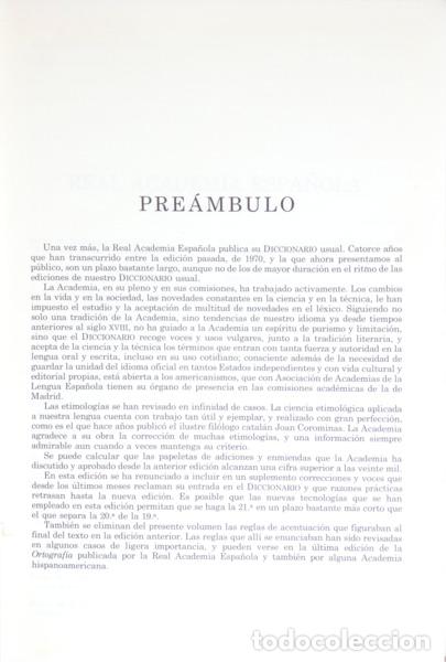 Libros: DICCIONARIO DE LA LENGUA ESPA&Ntilde;OLA. [FAC-S&Iacute;MILE] - Foto 2