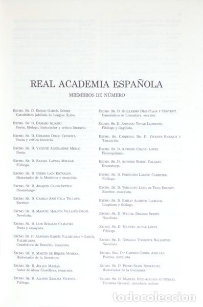Libros: DICCIONARIO DE LA LENGUA ESPA&Ntilde;OLA. [FAC-S&Iacute;MILE] - Foto 3