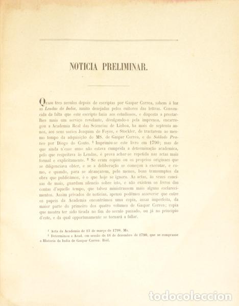 Libros: CORREIA. (Gaspar) - LENDAS DA &Iacute;NDIA. [8 VOLS.] - Foto 2