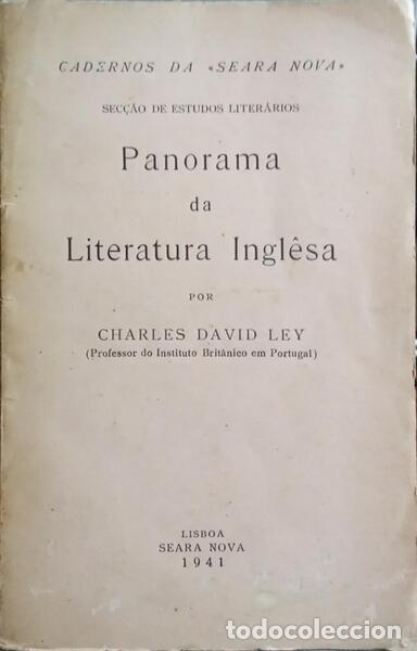 Libros: LEY. (Charles David) - PANORAMA DA LITERATURA INGL&Ecirc;SA. - Foto 1