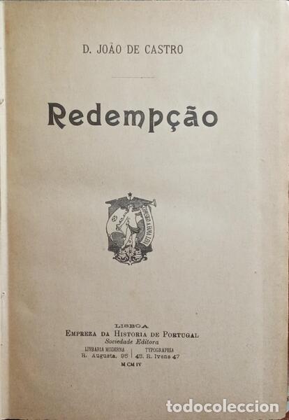 Libros: CASTRO. (Jo&atilde;o de) - REDEMP&Ccedil;&Atilde;O. - Foto 2