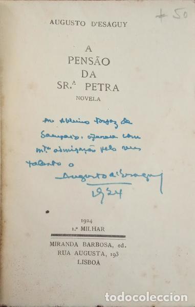 Libros: ESAGUY. (Augusto de) - A PENS&Atilde;O DA SR.&ordf; PETRA. - Foto 2