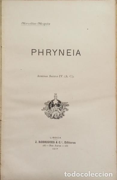 Libros: MESQUITA. (Marcelino) - PHRYNEIA. ATHENAS. S&Eacute;CULO IV (A. C. - Foto 2