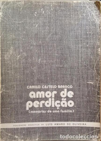 Libros: CASTELO BRANCO. (Camilo) - AMOR DE PERDI&Ccedil;&Atilde;O. - Foto 1