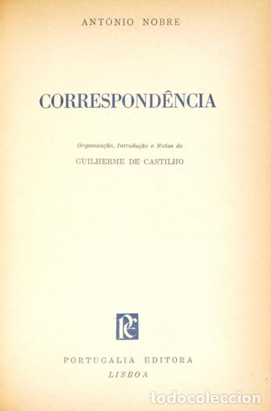 Libros: NOBRE. (Ant&oacute;nio) - CORRESPOND&Ecirc;NCIA. - Foto 1