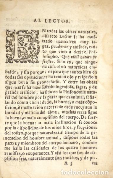Libros: CORT&Eacute;S. (Jer&oacute;nimo) - PHISIONOMIA Y VARIOS SECRETOS DE NATVRALEZA: - Foto 3