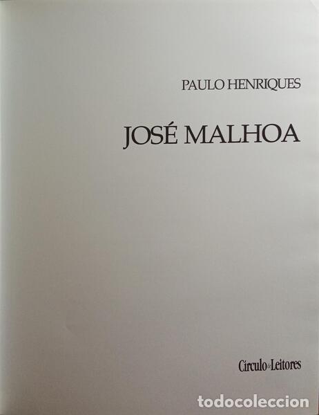 Libros: HENRIQUES. (Paulo) - JOS&Eacute; MALHOA. - Foto 2