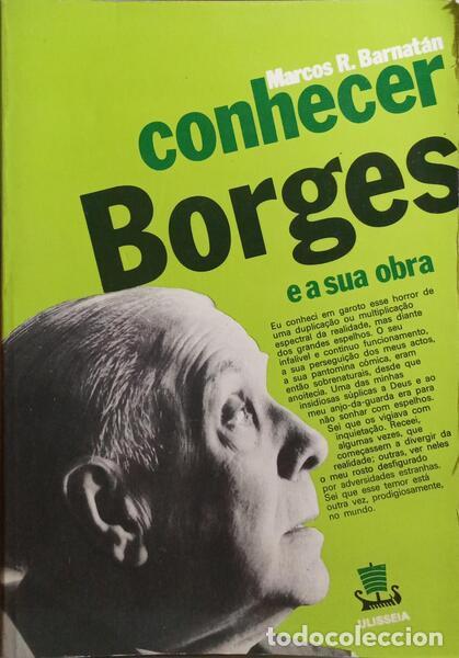 Libros: BARNAT&Aacute;N. (Marcos R.) - CONHECER BORGES E A SUA OBRA. - Foto 1