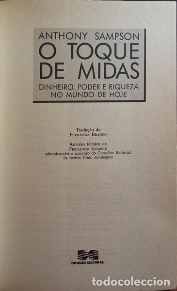 Libros: SAMPSON. (Anthony) - O TOQUE DE MIDAS. - Foto 2
