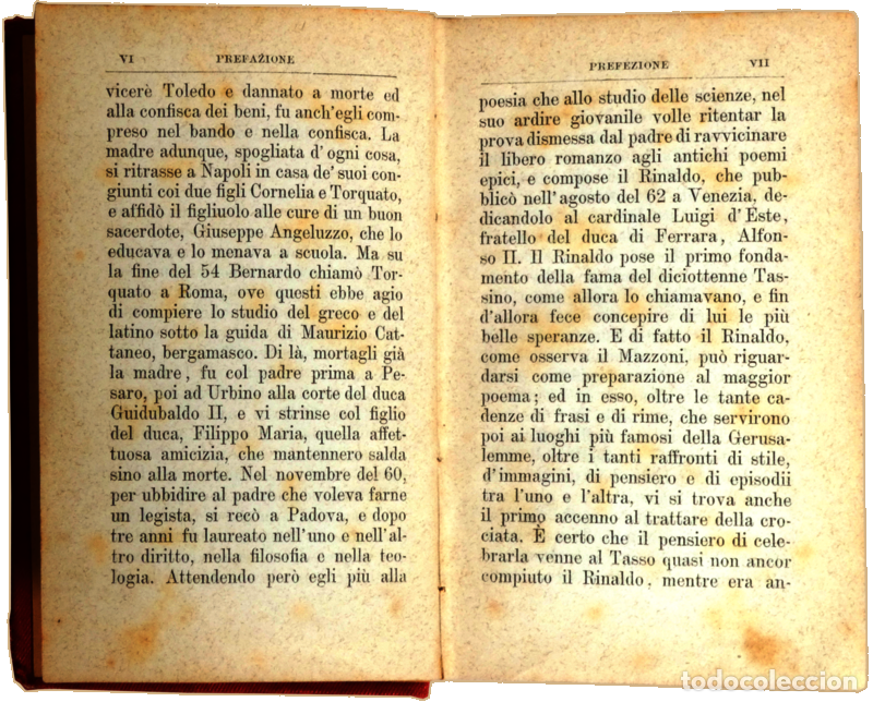 Libros: TASSO. (Torquato) - LA GERUSALEMME LIBERATA. - Foto 3