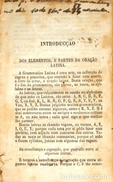 Libros: PEREIRA. (Ant&oacute;nio) - NOVO METHODO DE GRAMMATICA LATINA. - Foto 2