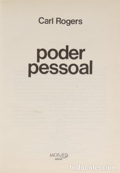 Libros: ROGERS. (Carl R.) - PODER PESSOAL. [ENC.] - Foto 1