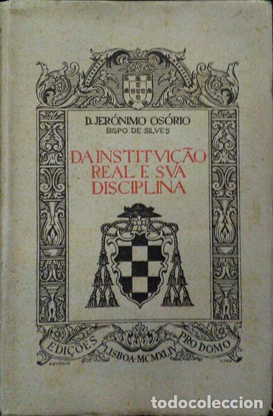 Libros: OS&Oacute;RIO. (Jer&oacute;nimo) - DA INSTITUI&Ccedil;&Atilde;O REAL E SUA DISCIPLINA. - Foto 1